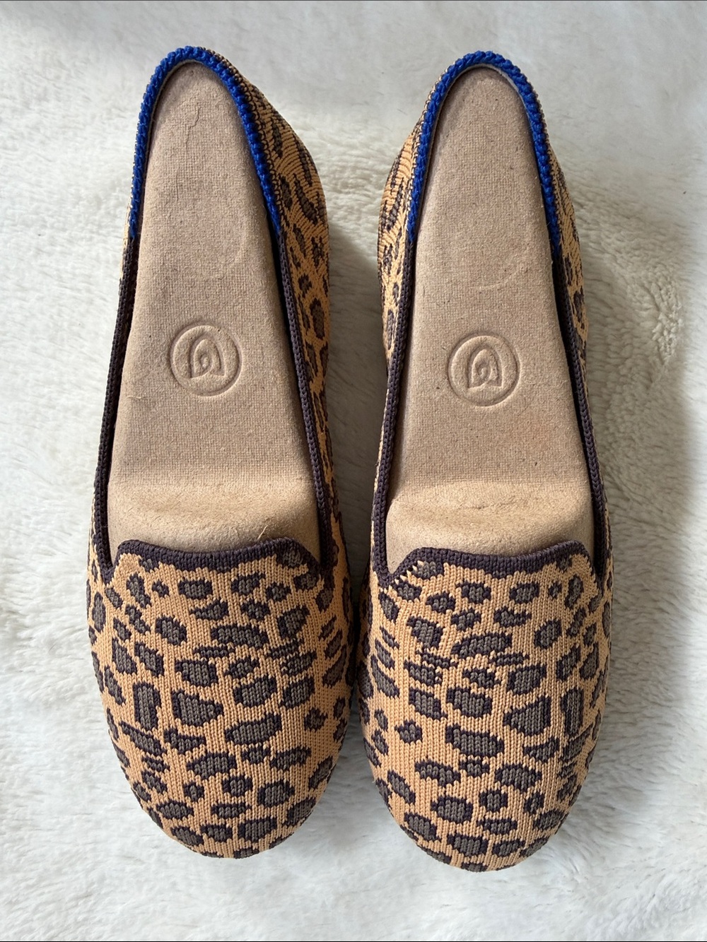 Girls (size 13) Leopard Print Slip-On Loafers